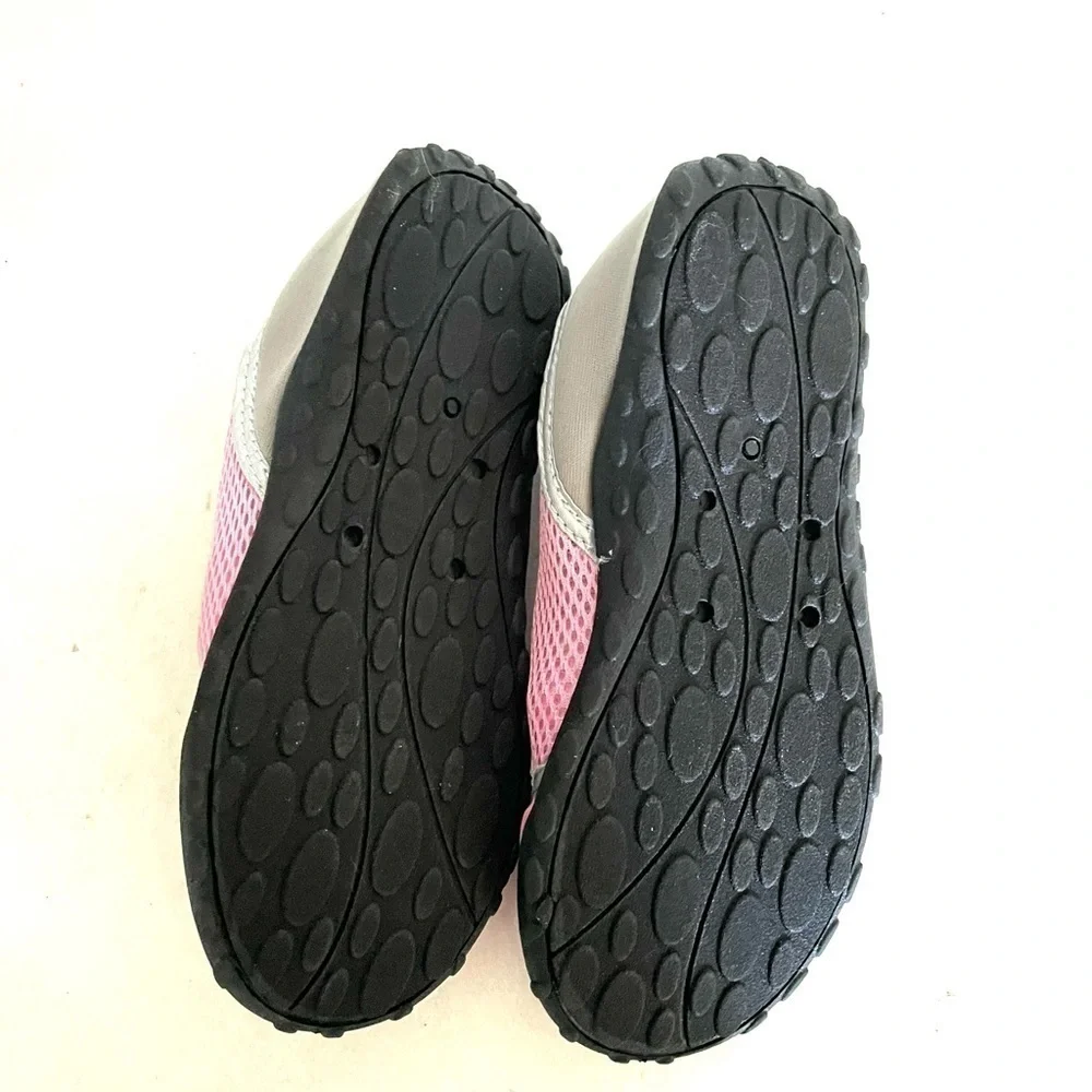SUN & SKY pink & grey mesh water shoes size medium